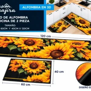 *Set de 2 alfombras para cocina 3D muchos modelos - 5/6