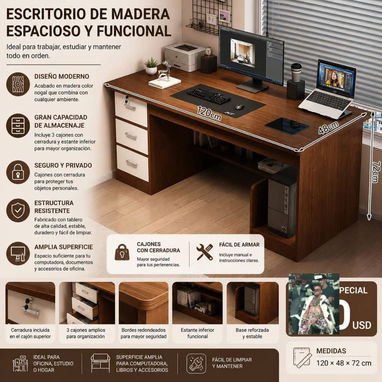 Buro de oficina diferentes modelos - 3/5