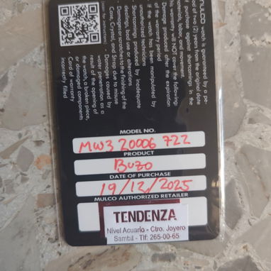 Reloj Mulco Buzo Suizo - Img 122887259