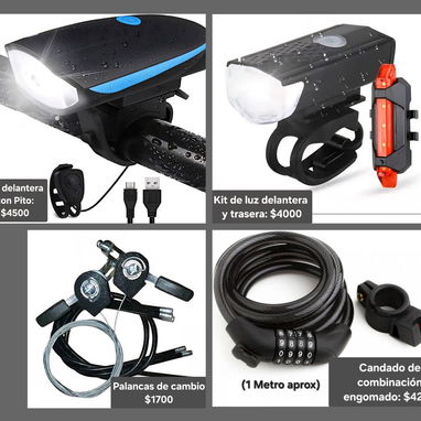 🚴‍♂️🛵CASCOS, ACCESORIOS Y GOMAS PARA BICIMOTO Y BICICLETA 🚨 - 3/4
