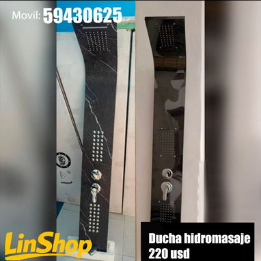 Ducha lluvia/4tiros Ducha hidro/lujo Ducha negra/marmol Espejo led/tactil Espejo full/2m Taza/moderna Lavamanos/sobreenc - Img 124344557