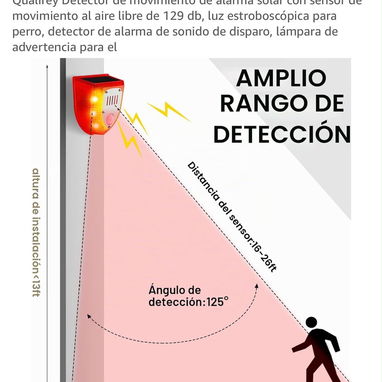 Alarma Sonora y Luminosa Para Proteger Instalaciones de Paneles Solares - 2/6