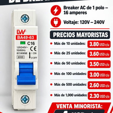 HABANA venta mayorista y minorista de canaletas, tomacorrientes, interruptores,cajas de superficie para breaker y más.. - 8/10