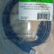 CABLE USB PARA IMPRESORAS O ESCANER, NUEVO SELLADO, AL 52843801 - Img 52158117