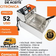 Freidora de aceite de 6 L Citronic - Img 57735475