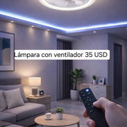 LÁMPARA LED CON VENTILADOR INTEGRADO - Img 56203512