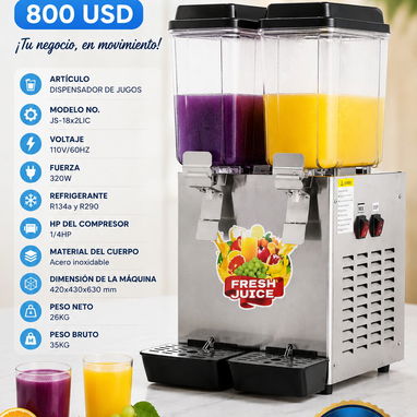 máquinas de helado suave(frozen) y dispensador de jugos - Img 126447215
