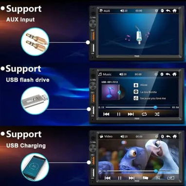 🚗 Pantalla Multimedia para Auto "Conecta y Viaja 7020" - 80 USD - Img 111180375