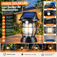 Farol Solar LED con Sensor de Movimiento (CV) - Img 57532744