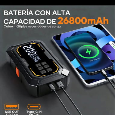 Arrancador de baterías e inflador de neumáticos - 7/9