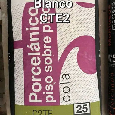 Cemento cola Porcelánico importado - 2/2