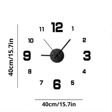 Reloj de pared creativo sin marco DIY | videojuegoshabana.com - Img 122603600
