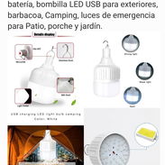Bombillo recargable 60w ideal para los apagones - Img 49393462
