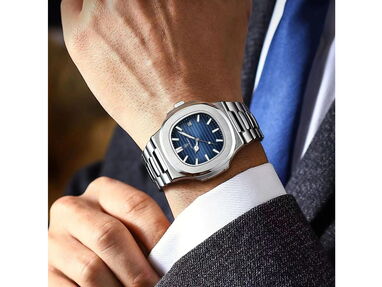 ✳️ Reloj para Hombre SUPER CALIDAD 🛍️ Relojes de Hombres de Acero Inoxidable Estilo NAUTILUS GAMA ALTA - Img 61434969