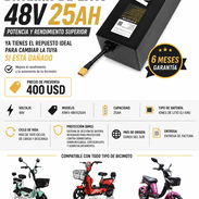 Batería K-VOLT 48V-25Ah para Bicimotos - Img 55810506