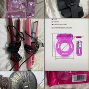 Juguetes de adultos faja lumbar anillo vibrador fundas planchas de cabello - Img 56109377