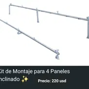 Kit de montaje para 4 paneles solares - Img 55653833