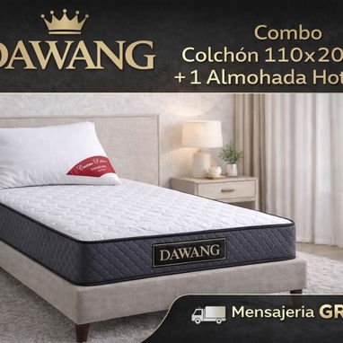 Colchon DAWANG😴 con varias medidas, almohadas de regalo y mensajería gratis. Escríbeme al WhatsApp 56249037 - Img 118712040