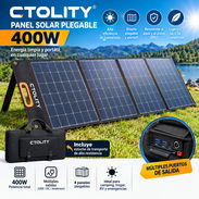 Paneles Solares Plegables marca Ctolity de 400 w Nuevos en su Caja con su Garantía - Img 58105099