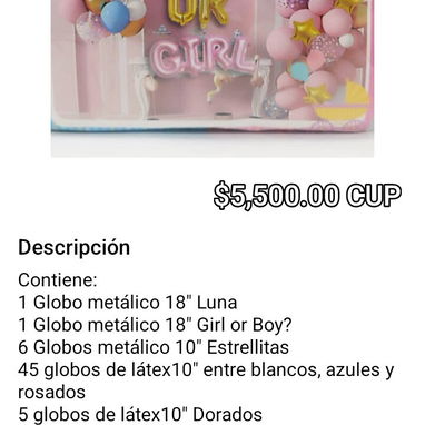 Babyshower y revelaci贸n de sexo, tenemos lo que necesitas - Img 119432216