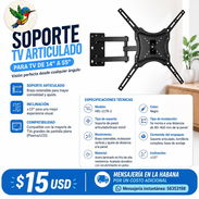 Soporte TV Articulado. Base de televisor articulada - Img 56481333