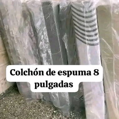 Camas Kapitoneadas y Colchón Konfort Original, Colchón de espuma completo, Bases de madera y Camas de Tubos - Img 122387154