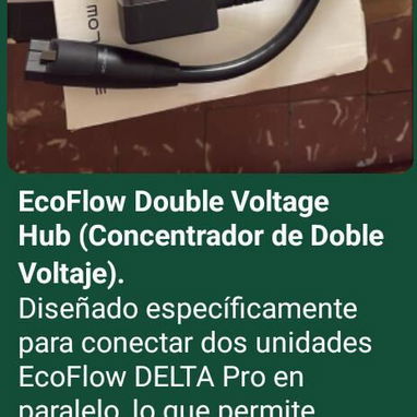 Ecoflow, estaciones de energía, baterías, paneles, kit, plantas y cable de adaptador solar - Img 123764905