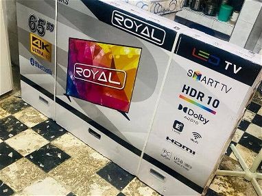 Televisores de 65 pulgadas smart TV 4k marca royal - Img main-image