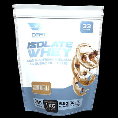 Isolate Whey Protein DeFit 1Kg 33 servicios - Img 117312557