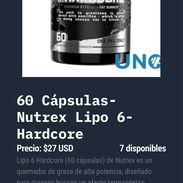 60 cápsulas - Nutrex Lipo 6 - Hardcore - Img 55553629