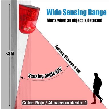 Alarma de movimiento con sensor de luz y sonido - 6/7