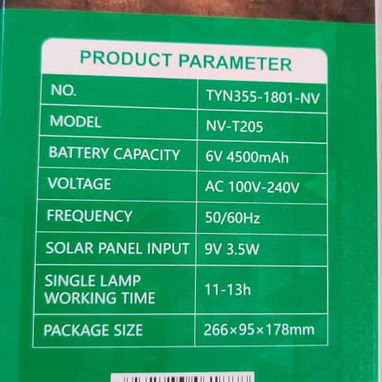 Sistema solar ligero - 3/3
