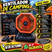 🌬️ ¡VENTILADOR DE CAMPING PORTÁTIL RECARGABLE! 🌬️ - Img 57490576