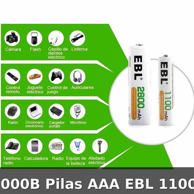 Pilas AAA EBL - 2/3