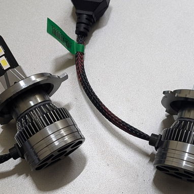 Bombillos LED CSP 5570 chip, socket H4, voltaje de 12 a 36V, 300W, 30 mil lumens - 50 USD - Img 109380256