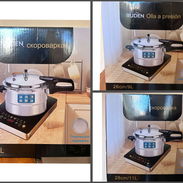 Olla a Presión de Induccion RUDEN de 3 válvulas Medidas variadas (Mw) - Img 53186687