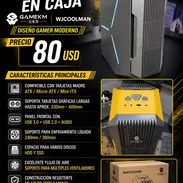 📢🔥 CHASIS GAMING NUEVO EN CAJA 🔥📢 GameKM / WJCOOLMAN (Diseño gamer moderno) ARGB - Img 55036281