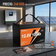 240 usd bateria yeagulch 12.8V x 100Ah lifepo4 - Img 58162707