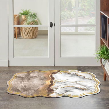 Alfombra de piso decorativa para salas y cuartos - 3/5