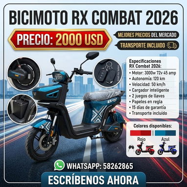 Venta Motos Bicimotos eléctricas mejores precios - 2/9