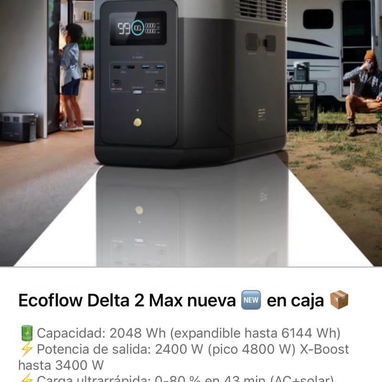 ⚡ Estaciones de Energía EcoFlow – Energía portátil, rápida y silenciosa - Img 118729143