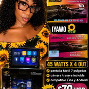 🔥 🚗 ¡GANGA EN REPRODUCTORA PARA TU CARRO! 🚗🔥 🎶 MOMONE CAR MP5 PLAYER ✨ 45 WATTS × 4 OUT 📱 Pantalla táctil de 7 pul - Img 57197315