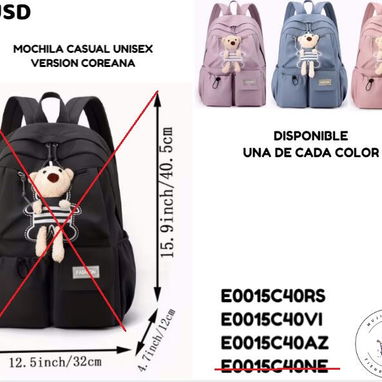 Gran variedad de mochilas - Img 125849037