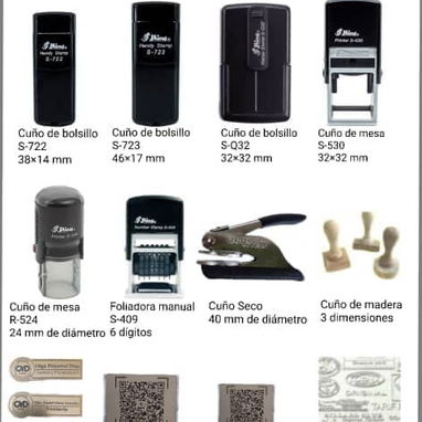 Cuños y gafetes personalizados - Img 107893822