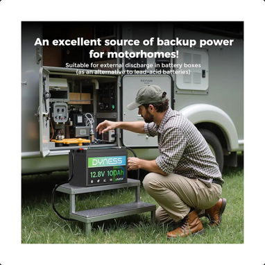 (X) Batería LiFePO4 Dyness AR1.2 de 12 V y 100 Ah con protección contra baja temperatura - 2/4