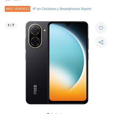 Celular o telefono xiaomi paco 71 C. Dual sim nuevo de paquete incluye cover y accesorios - Img 121071012