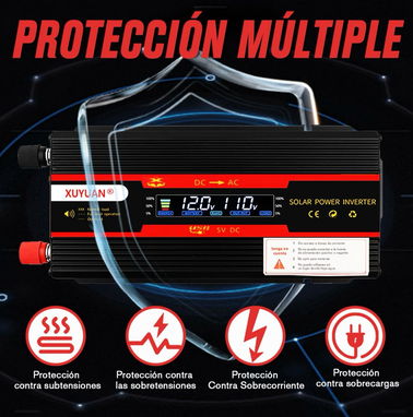 Inversor, Convertidor de corriente de 4000w 12V/24V a 110 V.     50077831 - Img 81824495