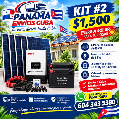 KIT PANELES SOLARES PARA TODA CUBA INSTALACION INCLUIDA - 5/5