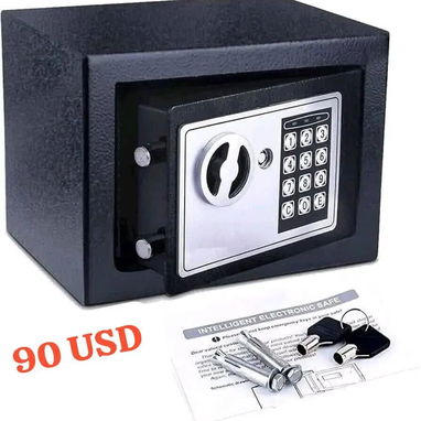 80 USD  Caja fuerte Digital sistema electrico 230x170 170mm 2 llaves 53750952 55550641 - 2/2