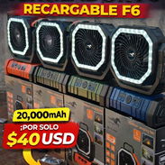Ventiladores F6 recargables 20000mha - Img 55337112
